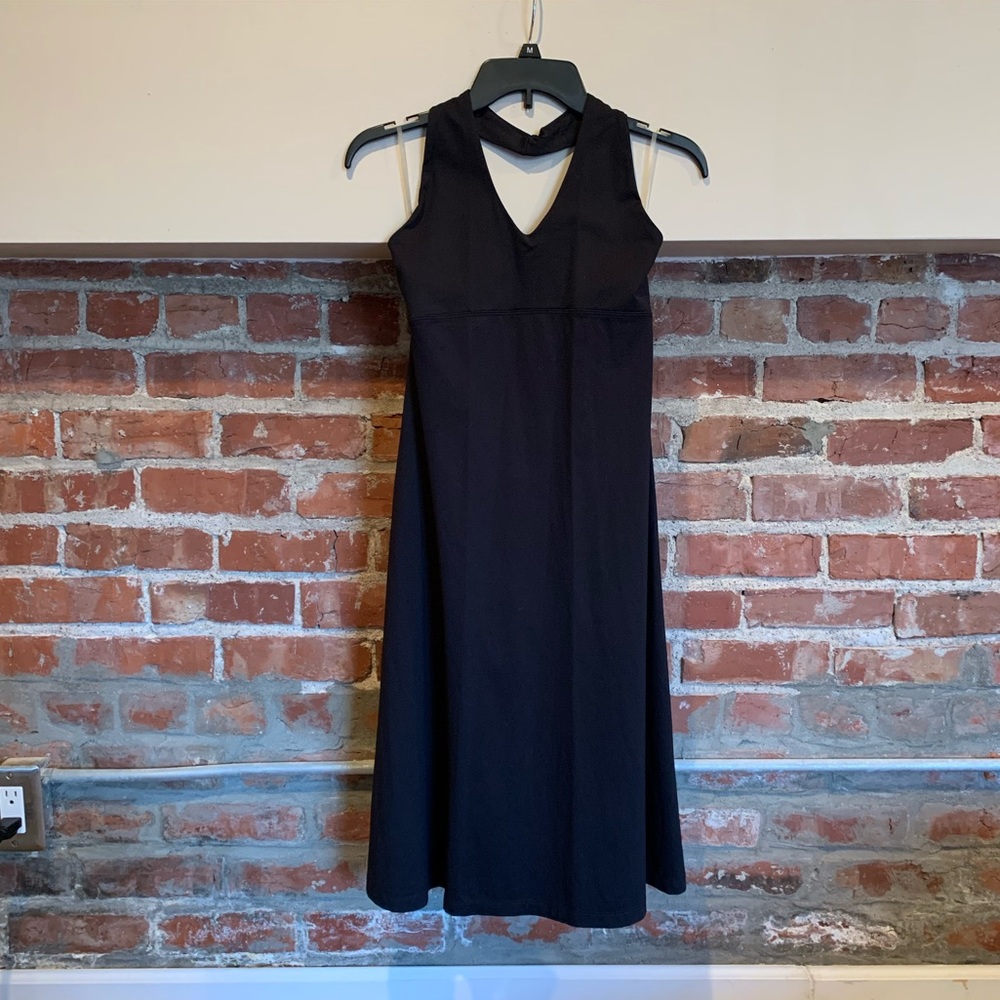 Patagonia Morning Glory Halter Black Dress | Womens Size Medium